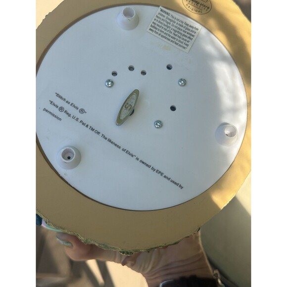 Disney Exclusive Lilo & Stitch as Elvis Musical Snow Globe Aloha Authentic - Picture 5 of 8